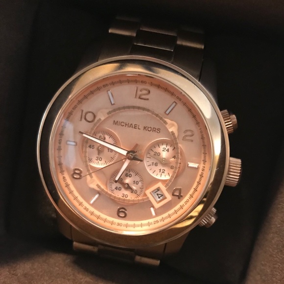Michael Kors Rose Gold Watch. Michael Kors Collect - Picture 2 of 10